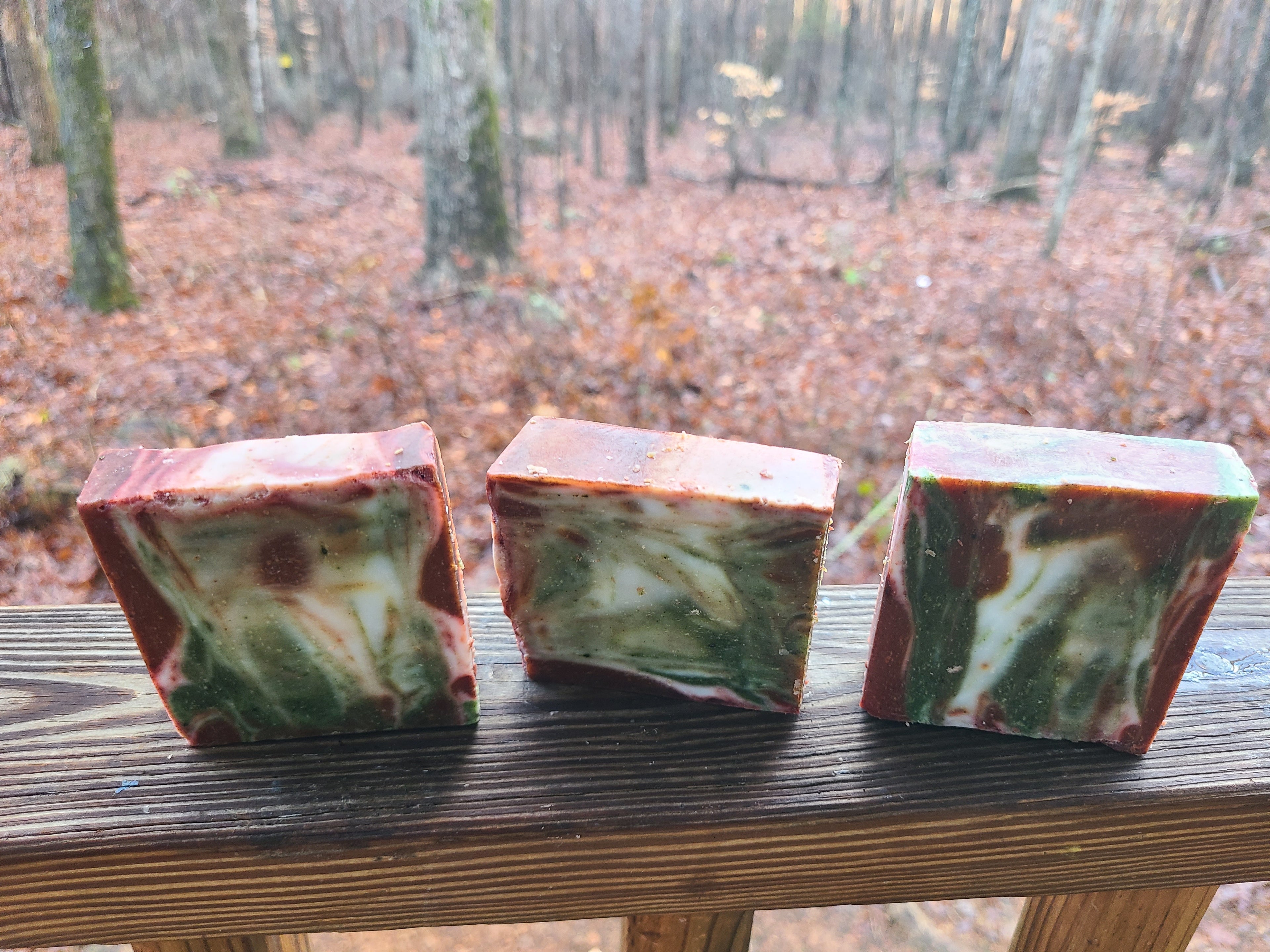 Holiday coconut oil soap&shampoo bar (vegan)