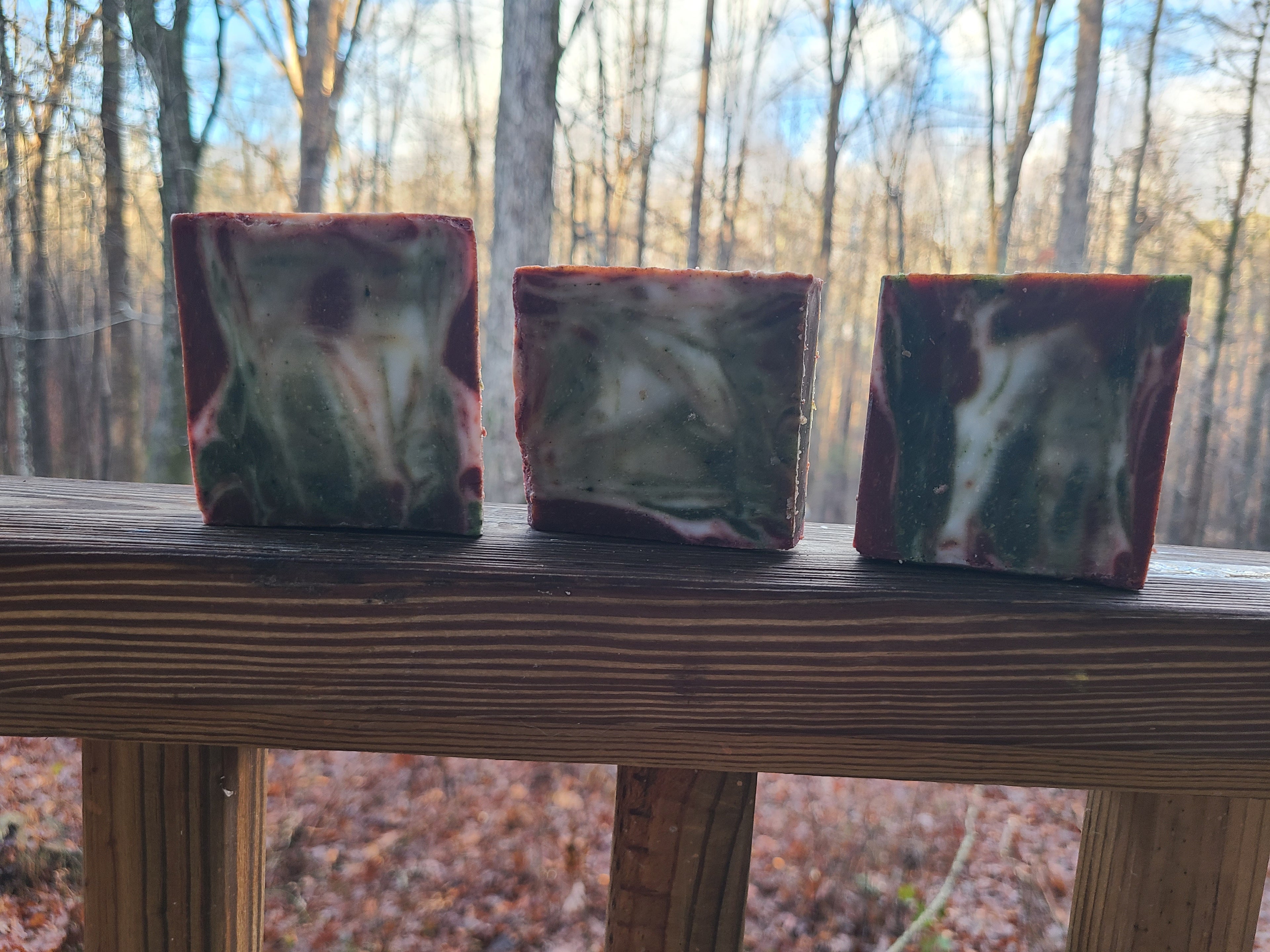 Holiday coconut oil soap&shampoo bar (vegan)